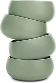 Зелени глинени купички в комплект 4 бр. 600 ml Aura Luma – Bonami Selection