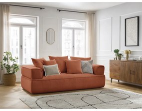 Теракотен шенилов диван 237 cm Whesley – Bobochic Paris