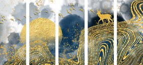 картини от 5 части – Чуден пейзаж