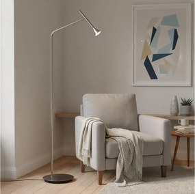 Ideal Lux - LED подова лампа DIESIS LED/4,5W/230V CRI 95 матов хром