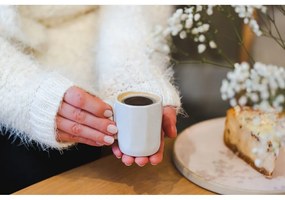 Бели глинени чаши за еспресо в комплект от 2 бр. 80 ml Fuori – Vialli Design