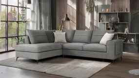 Ъглов диван Hannah-Екру-Ляво