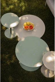 Кремава стоманена кръгла масичка за кафе ø 60 cm Snow – Zuiver