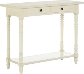 Конзолна маса от масивен бор в цвят слонова кост 35x96 cm Heritage – Premier Housewares