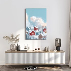 Картина на платно – Заснежено селце