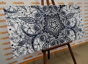Картина на платно – Орнамент на дива лилия