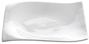 Десертна чиния от бял порцелан Motion, 20 x 20 cm - Maxwell &amp; Williams