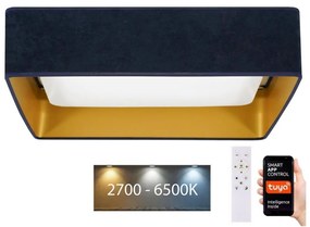 Brilagi-LED Димируема лампа VELVET SQUARE LED/36W/230V Wi-Fi Tuya  + д.у. тъмносин