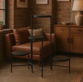 Метална стойка за цветя - 4 нива