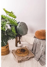 Оранжева декоративна възглавница от микрофибър Marshmallow, ø 40 cm - Tiseco Home Studio