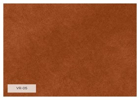 Кадифен разтегателен диван тухлен 225 cm Charming Charlie – Miuform