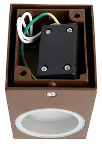 Индустриален стенен аплик ръждиви кафяв IP44 - Baleno
