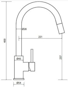 Кухненски кран Eurorama Inox 702600-Xruso