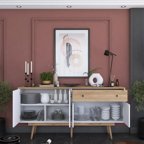 Конзола GD110, цвят Орех Бял