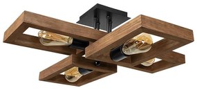 Плафон ТИЕРА, палисандър, 4xE27