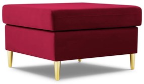 Червена кадифена табуретка Kyoto – Cosmopolitan Design