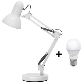 Brilagi - LED Настолна лампа ROMERO 1xE27/10W/230V бяла
