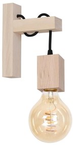 Стенна лампа JACK 1xE27/40W/230V естествено дърво