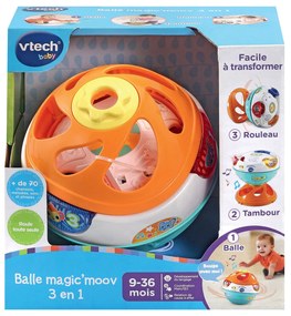 Интерактивна Играчка за Бебе Vtech Baby Magic'Moov Ball 3 in 1