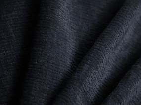 Тъмносиньо единично легло 90x200 cm тапицирано с място за съхранение с включена подматрачна рамка Amy – Micadoni