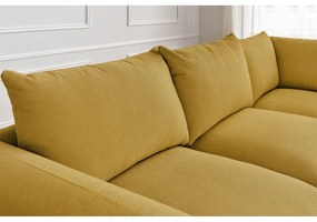 Жълт ъглов диван Ernest – Bobochic Paris