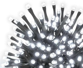LED гирлянд за външна употреба, 100 LED / 15 м, IP44, студено бяло