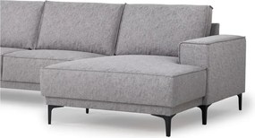 Светлосив ъглов диван (десен ъгъл) Copenhagen - Scandic