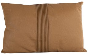 Кафява възглавница в цвят коняк PT Living Leather Look, 50 x 30 cm - PT LIVING