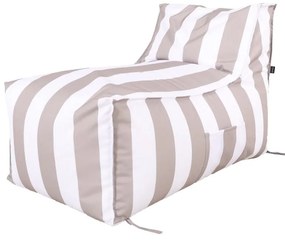 Градински чувал за сядане в бял и сив цвят – Bonami Essentials