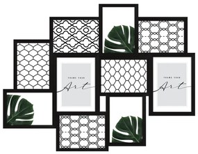 Черна пластмасова рамка за стена 55x45 cm