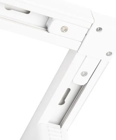 Модерна релсова система с 5 прожектори 1-фазен бяла - Jeany