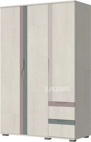 Трикрилен гардероб Хепи