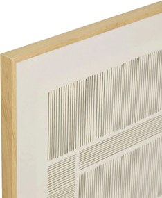 Картина с рамка atmosphera Idrissa, Принт на платно 58x58 см, Ефект алуминий