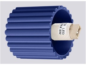 Тъмносиня стенна лампа Orbital – Sollux