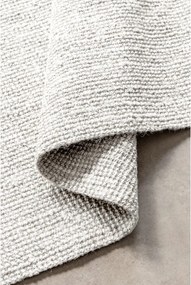 Светлосив двустранен ръчно изработен ютен килим 60x90 cm Bouclé Jaipur – Hanse Home