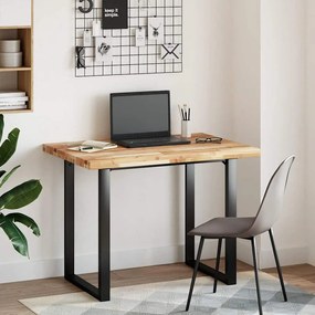 3279772 vidaXL Плот за бюро, маслен финиш, 100x70x4 см, масивно дърво акация