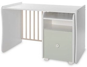 LORELLI Classic Трансформиращо се легло-люлка 70/160 см. ТРЕНД ПЛЮС БЯЛО/ MILKY GREEN