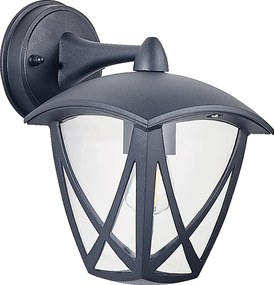 Градински аплик SPLIT, черен, 1xE27