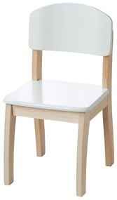 Бял детски стол – Roba