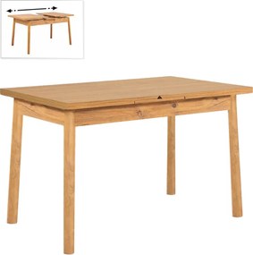 Разтегателна маса Jeммy от меламин в цвят атлантически бор 120/153x75x77см.