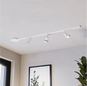 Eglo 901668 - Точково осветително тяло EASYT SET комплект от 3 спота 3xGU10/10W/230V бяло