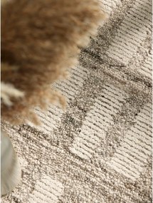 Кремав ръчно изработен вълнен килим 200x300 cm Boho 1.0 Linara – Vikosa