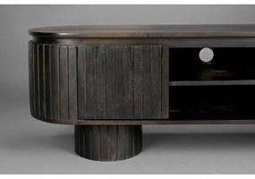 Тъмнокафява маса за телевизор от масивно манго 140x45x40 cm Kenji – Dutchbone