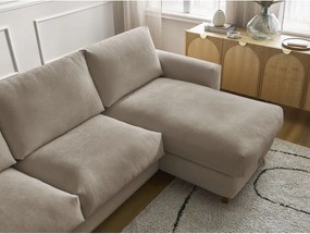 Кафяво-сив ъглов диван Cocoone – Bobochic Paris