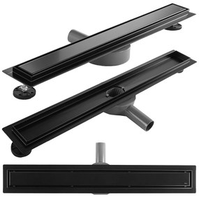 Линеен сифон REA Neox pro Black 100