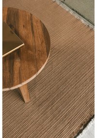 Ръчно изработен памучен килим в цвят жълта охра 200x300 cm Handloom – Lorena Canals