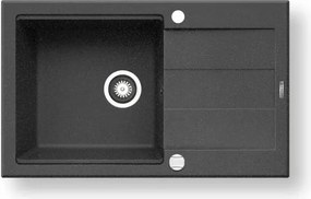 Pyramis 70083701 - Кухненска мивка SPARTA PLUS LUX 78x48 cm гранит/черен
