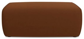 Теракотена кадифена табуретка Kapua – Makamii