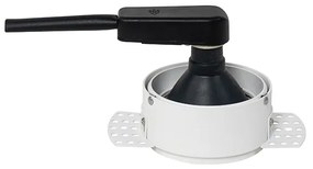 Модерен вграден прожектор бял без рамка - Impact 70