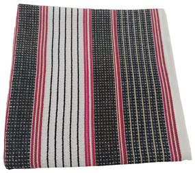 Черно-бяла вафлена памучна кърпа 50x100 cm – JAHU collections